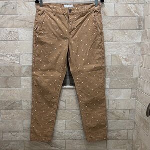 Current/Elliott The Confident Barley Polka Dot Pants Size 27